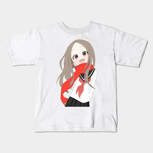 Karakai Jōzu no Takagi-san Kids T-Shirt by Senpaih